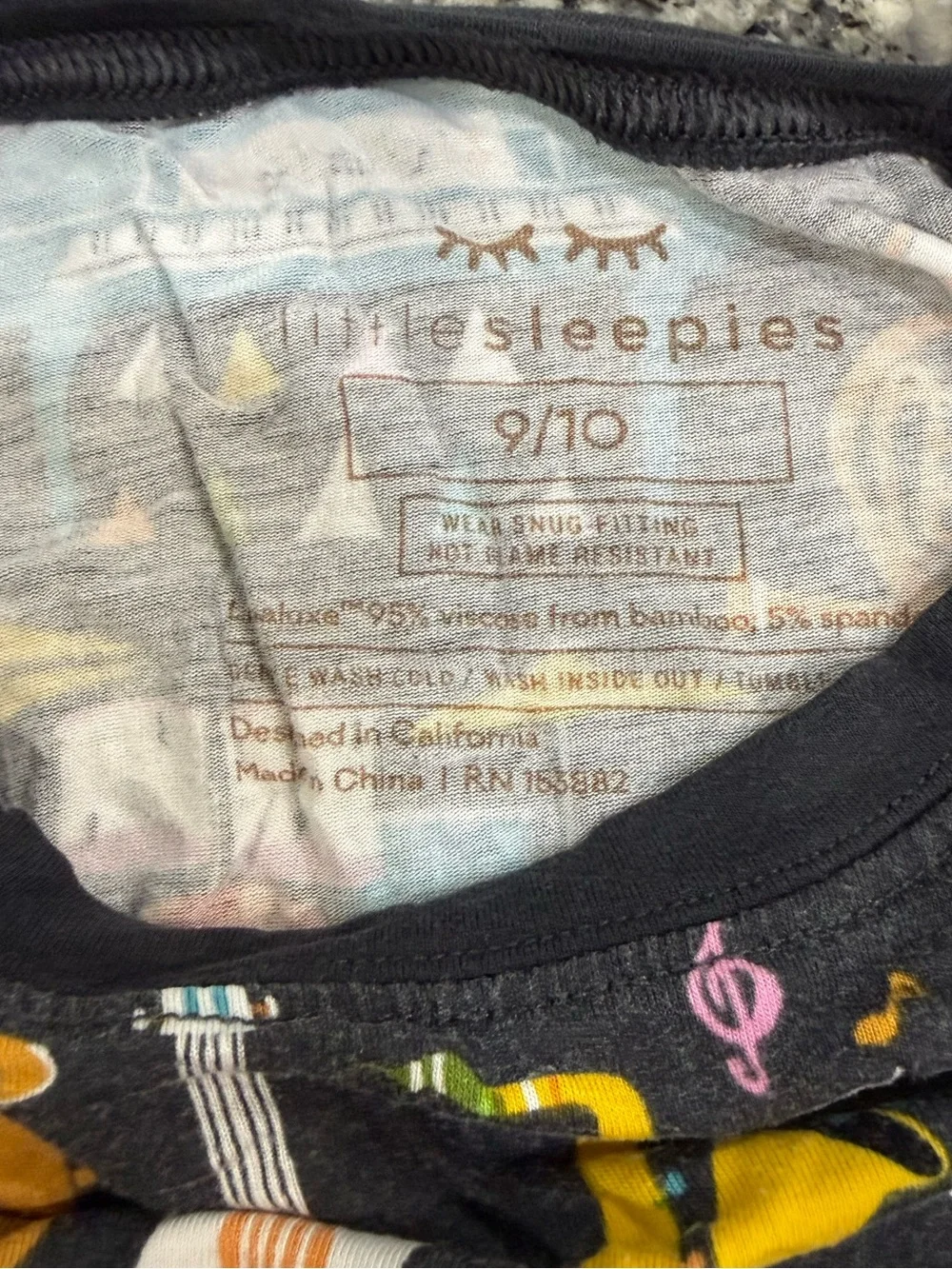 Little Sleepies Music PJ’s - 9/10